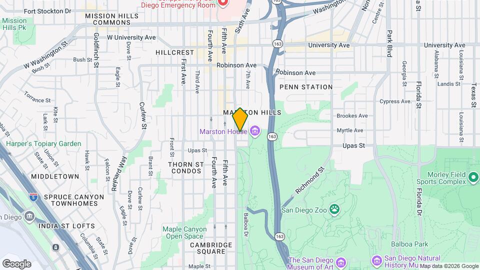 3527 Sixth Ave Map and Location Details