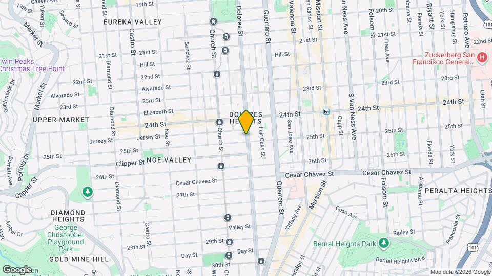 1190 Dolores St Mapa y Detalles de la Ubicación