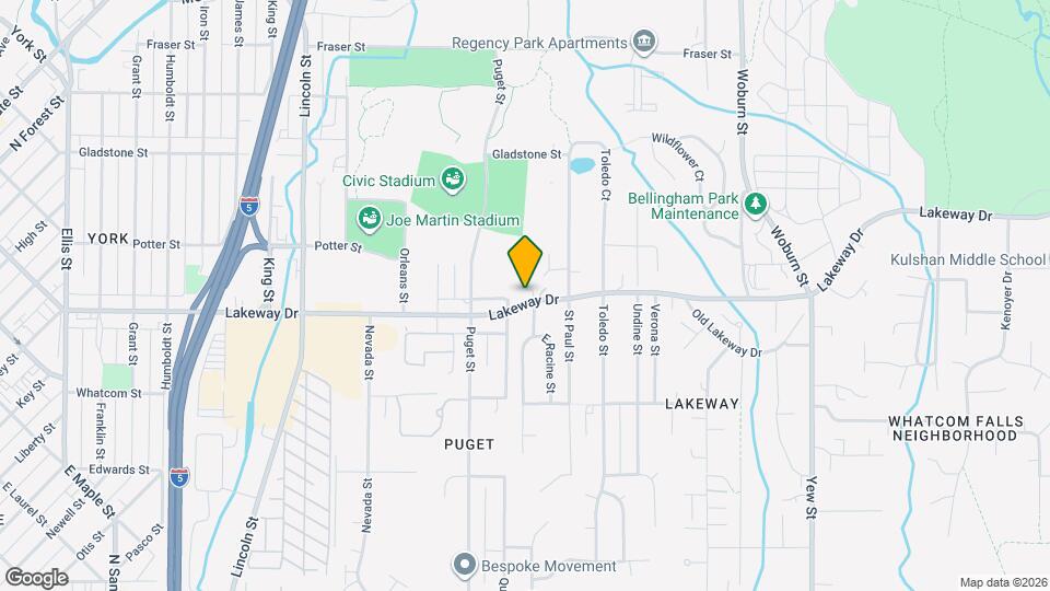 1611 Lakeway Dr Map and Location Details