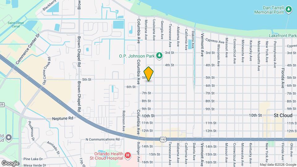 521 Montana Ave Map and Location Details