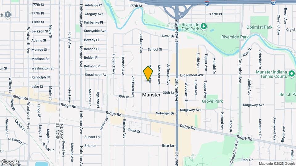 8118 Monroe Ave Map and Location Details
