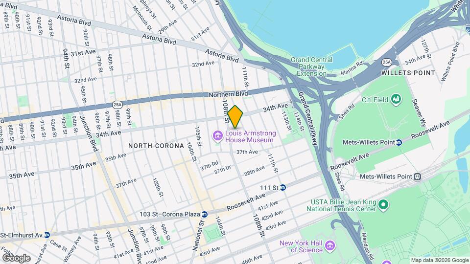 108-10 35th Ave Mapa y Detalles de la Ubicación