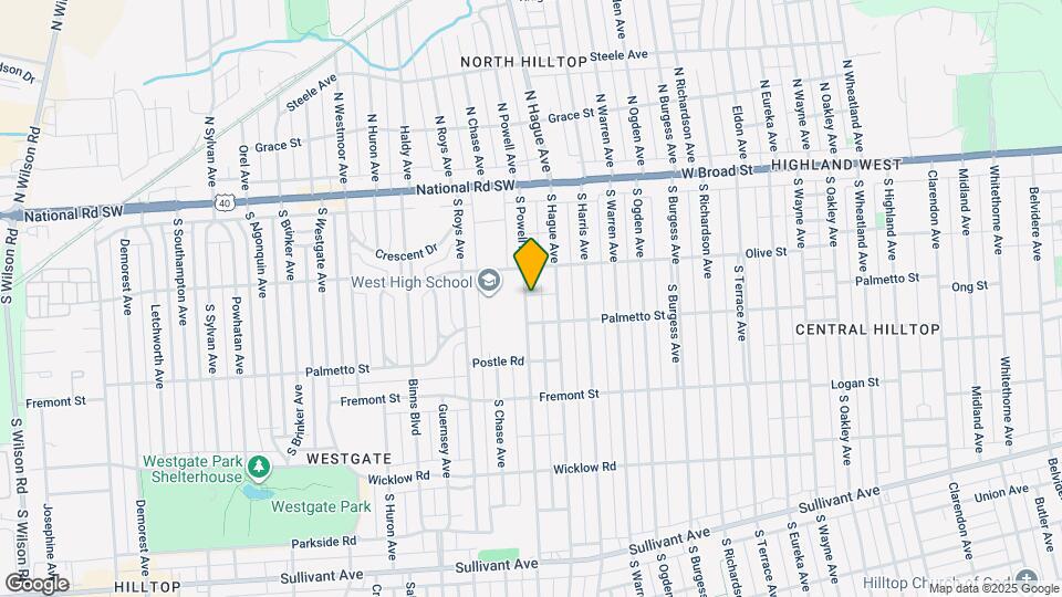 162 S Powell Ave Map and Location Details