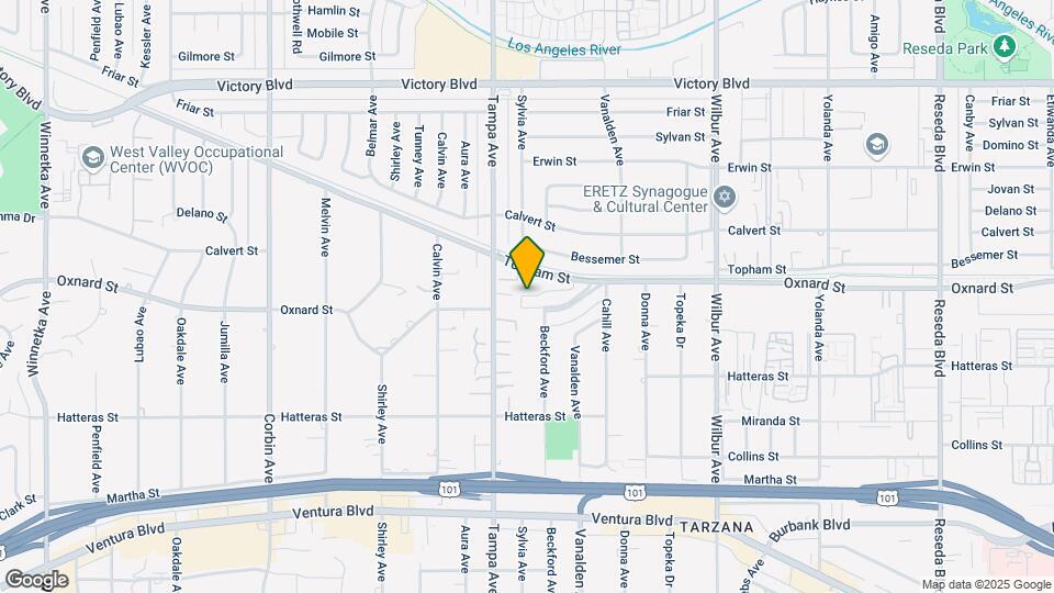 19229 Aetna St Map and Location Details
