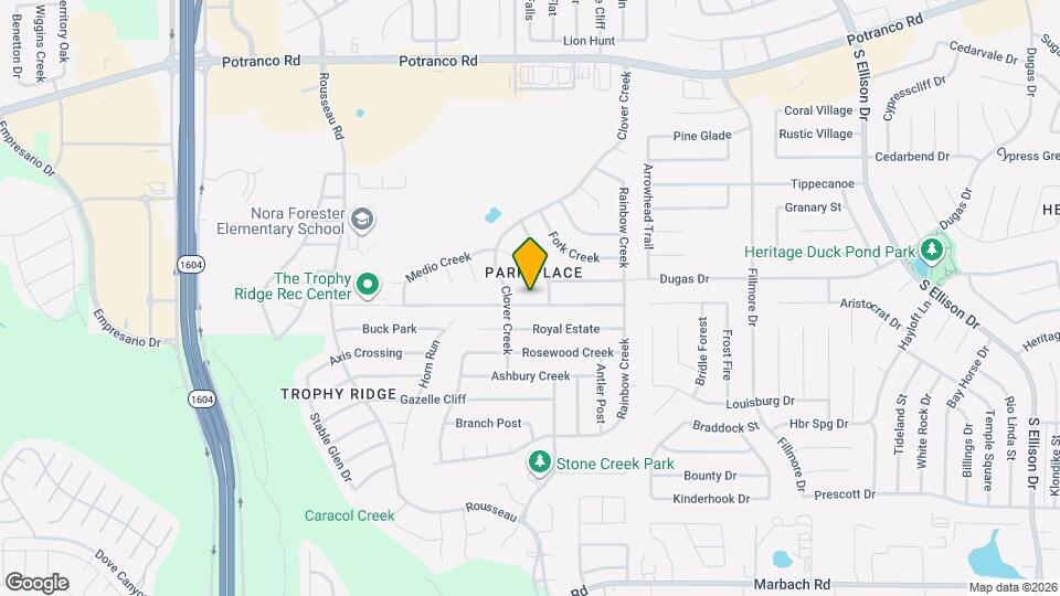 10423 Manor Crk Map and Location Details