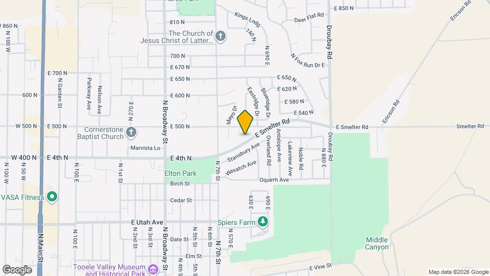 615-617-617 Smelter Rd Map and Location Details