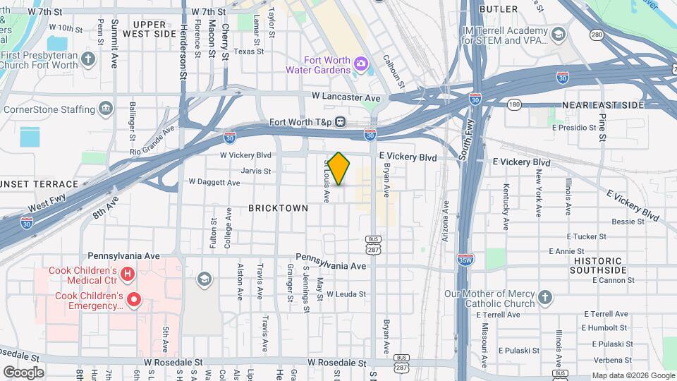 307 W Daggett Ave Map and Location Details