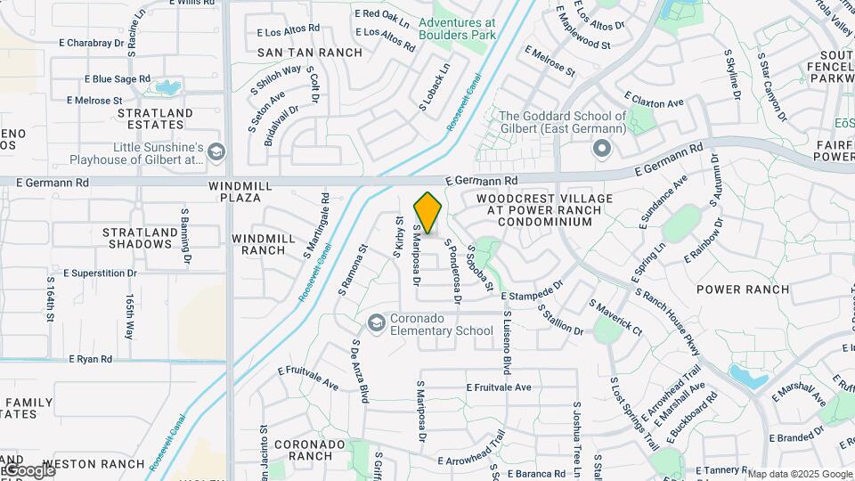 3641 E Moreno St Map and Location Details