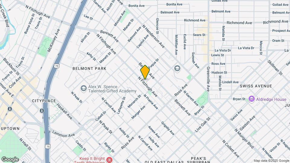 2002 N Fitzhugh Ave Mapa y Detalles de la Ubicación
