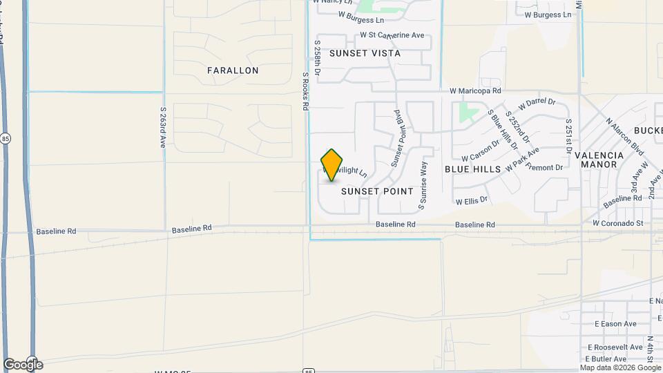 25841 W North Star Pl Map and Location Details