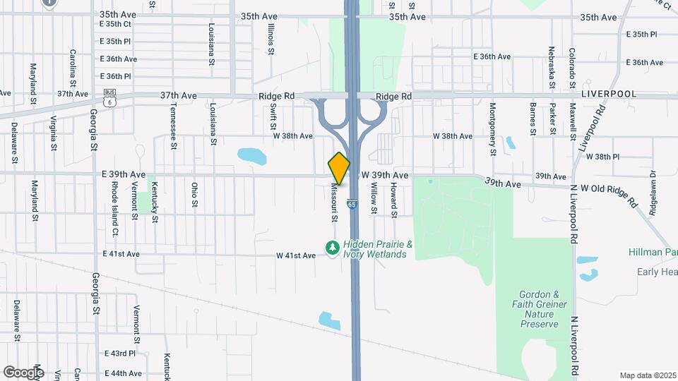 3925 Missouri St Map and Location Details