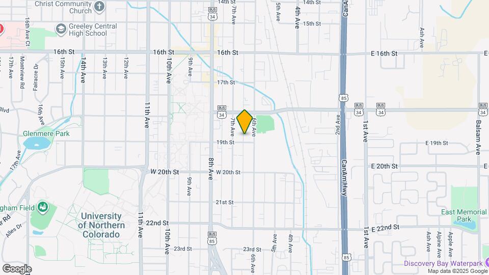 615 19th St Map and Location Details