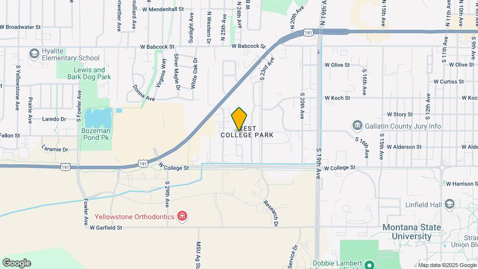 2405 W College St Map and Location Details