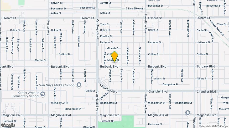 14335 Burbank Blvd Map and Location Details