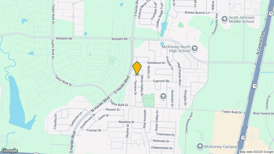 2812 Terrace Dr Mapa y Detalles de la Ubicación