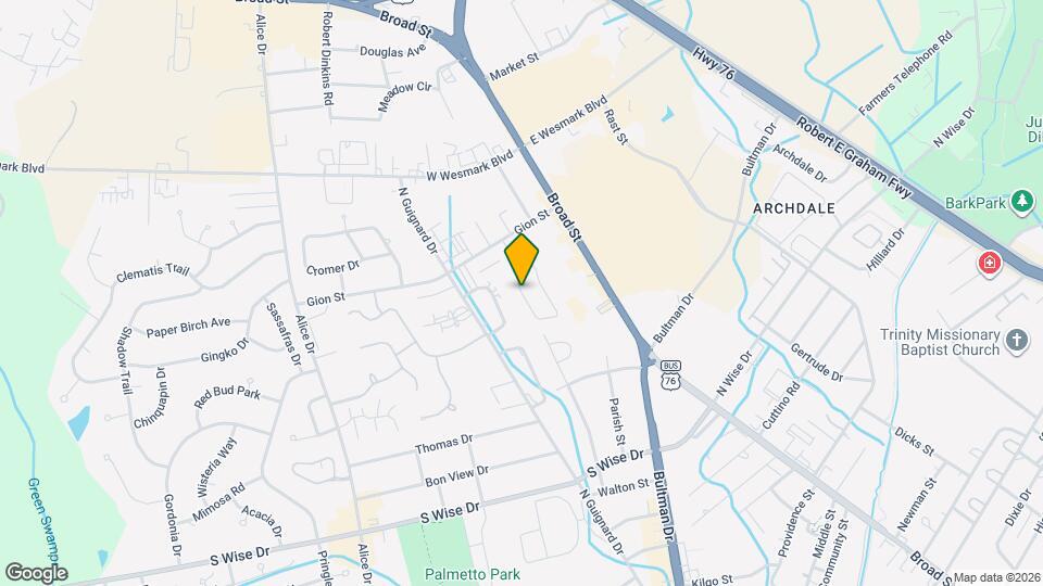 1054 Jessamine Trail Map and Location Details