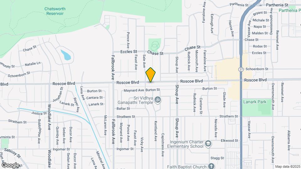 22540 Roscoe Blvd Map and Location Details