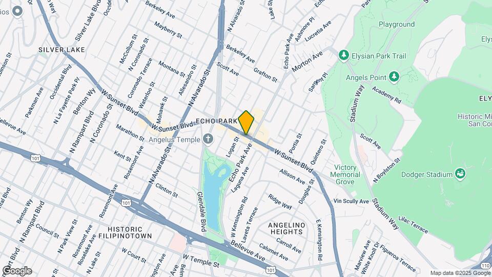 1610 W Sunset Blvd, Unit 1614 W Sunset Blvd #8 Map and Location Details