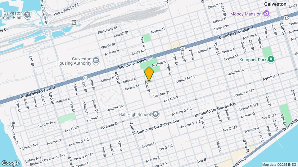 4125 Avenue M Map and Location Details