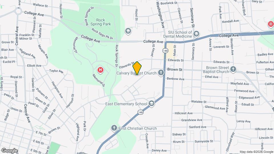 2222 Brown St Map and Location Details