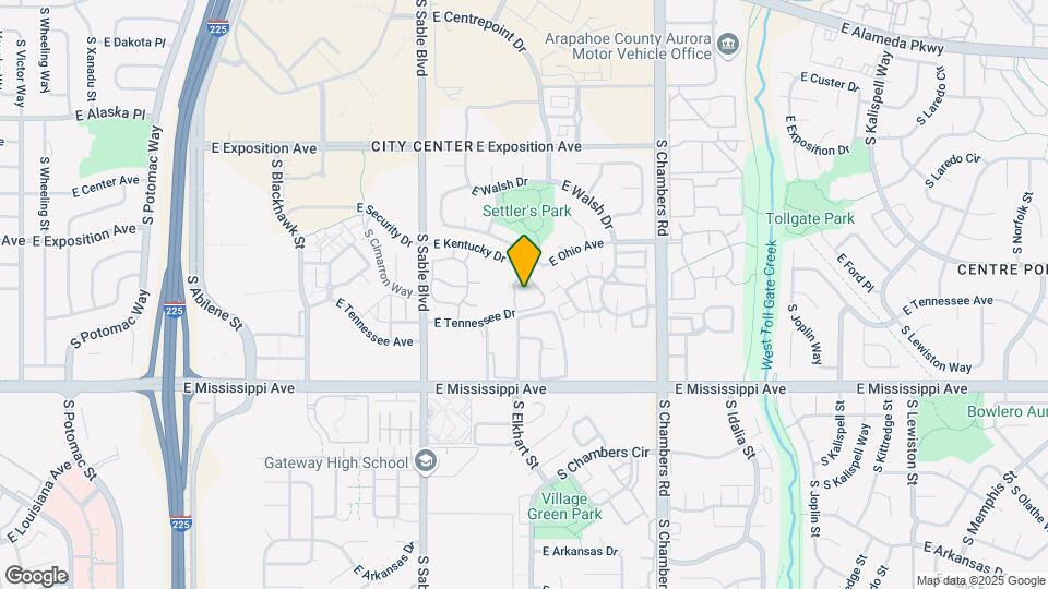 14802 E Kentucky Dr Map and Location Details