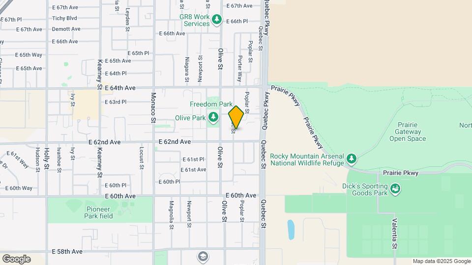 6236 Pontiac St Map and Location Details