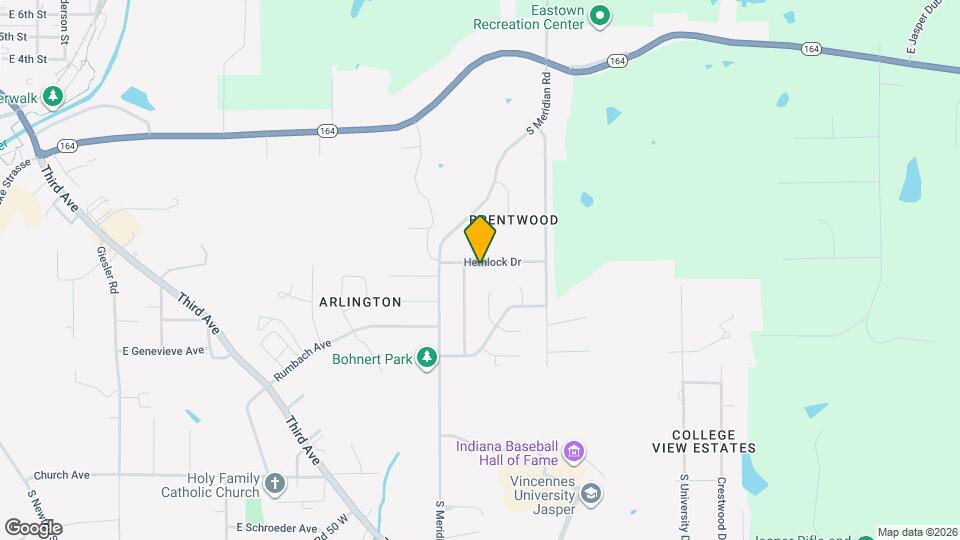 1374 Hemlock Dr Map and Location Details