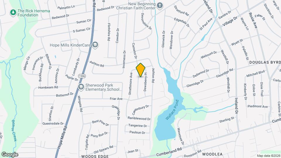 1817 Camelot Dr Map and Location Details