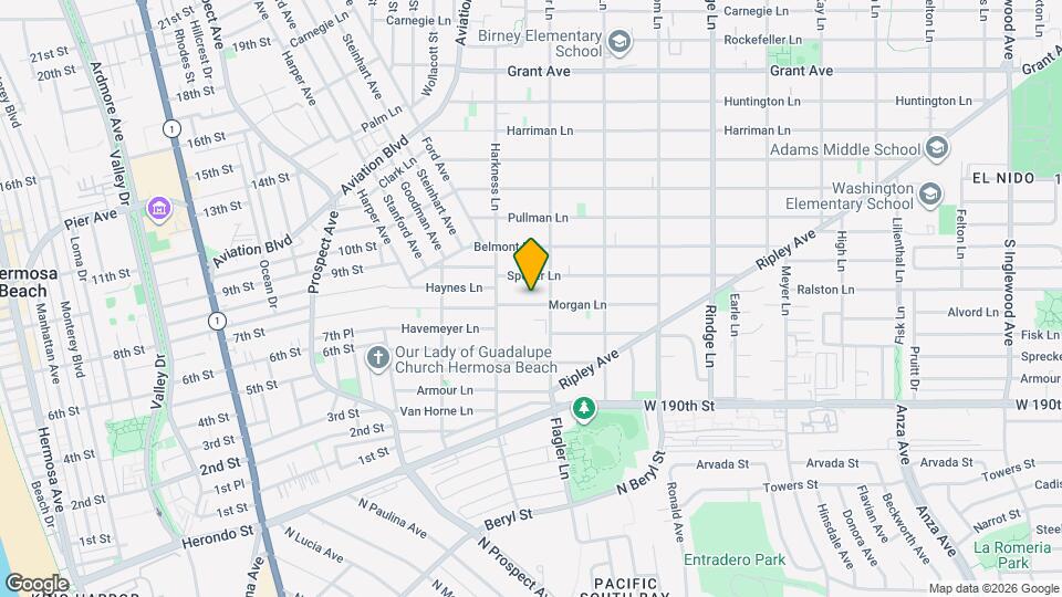 1815 Morgan Ln Map and Location Details