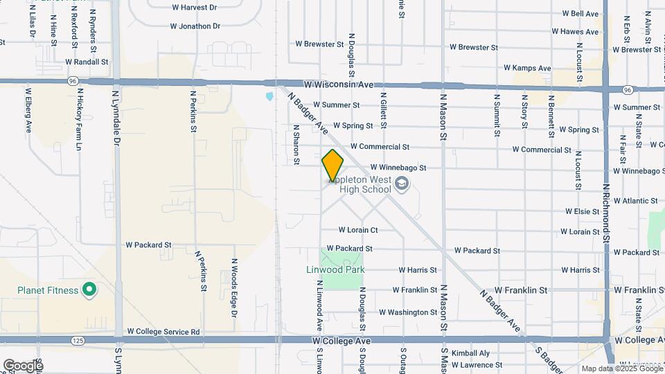 1715 W Reeve St Map and Location Details