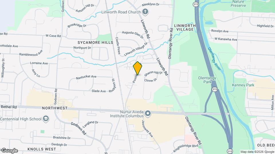 5040 Postlewaite Rd Mapa y Detalles de la Ubicación