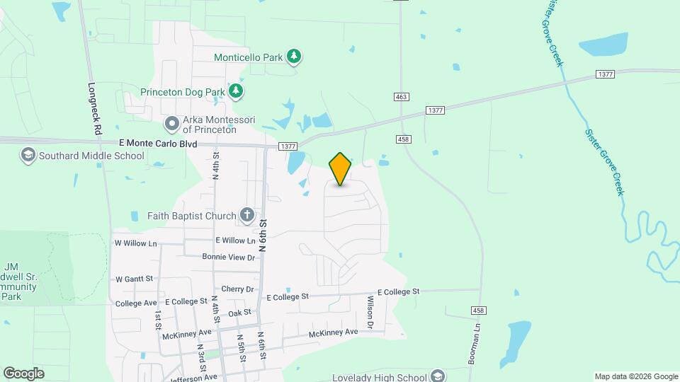 1104 Witherspoon Ln Map and Location Details