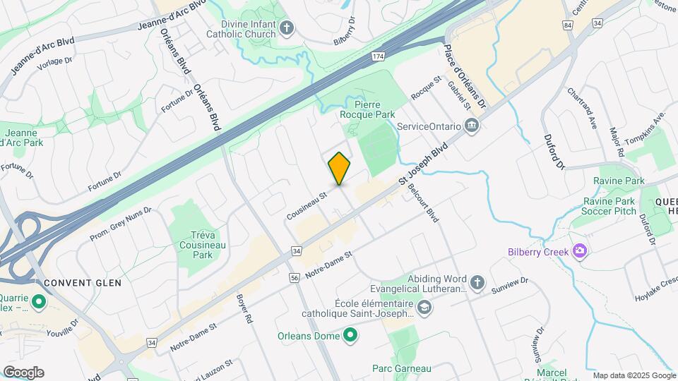 1318 St. Jean St Map and Location Details