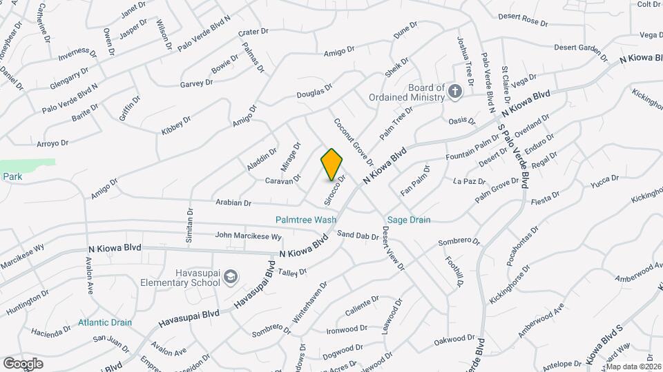 3143 Sirocco Dr Map and Location Details