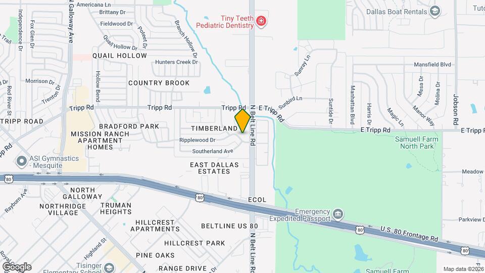 105 Ripplewood Dr Mapa y Detalles de la Ubicación