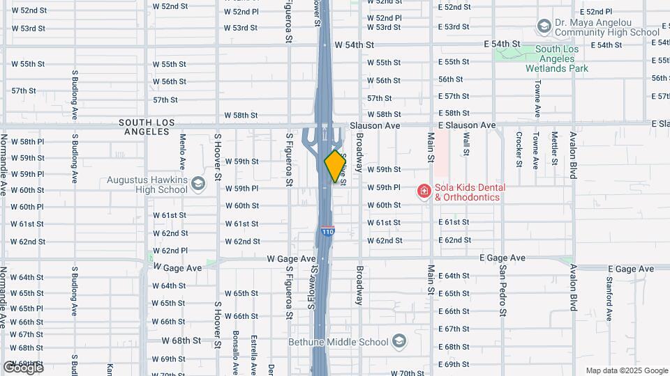 364 W 59th Pl Map and Location Details