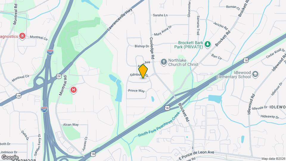 3676 Castle Rock Way Map and Location Details