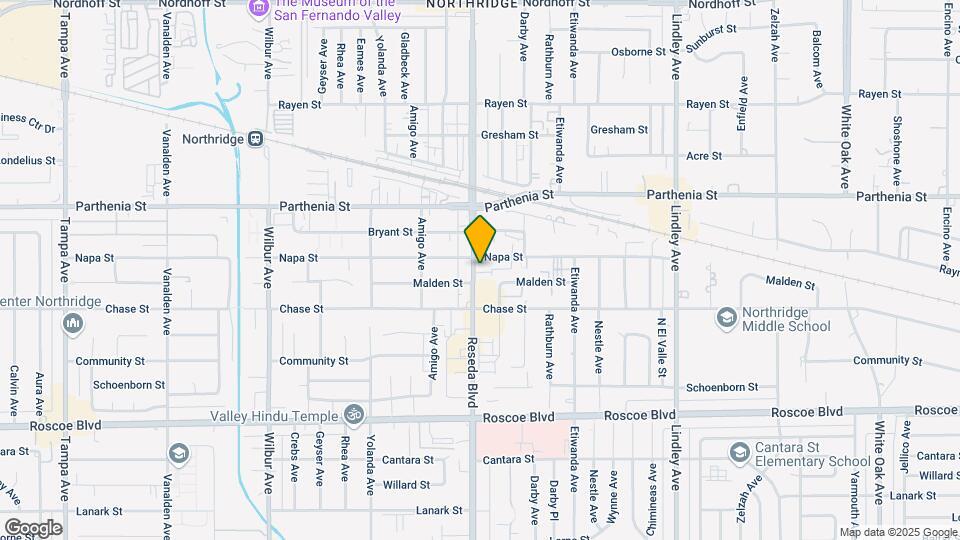 8548 Reseda Blvd Map and Location Details