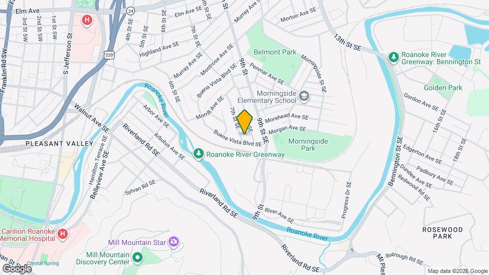 1628 7th St SE Map and Location Details