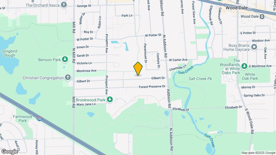 427 Gilbert Dr Map and Location Details