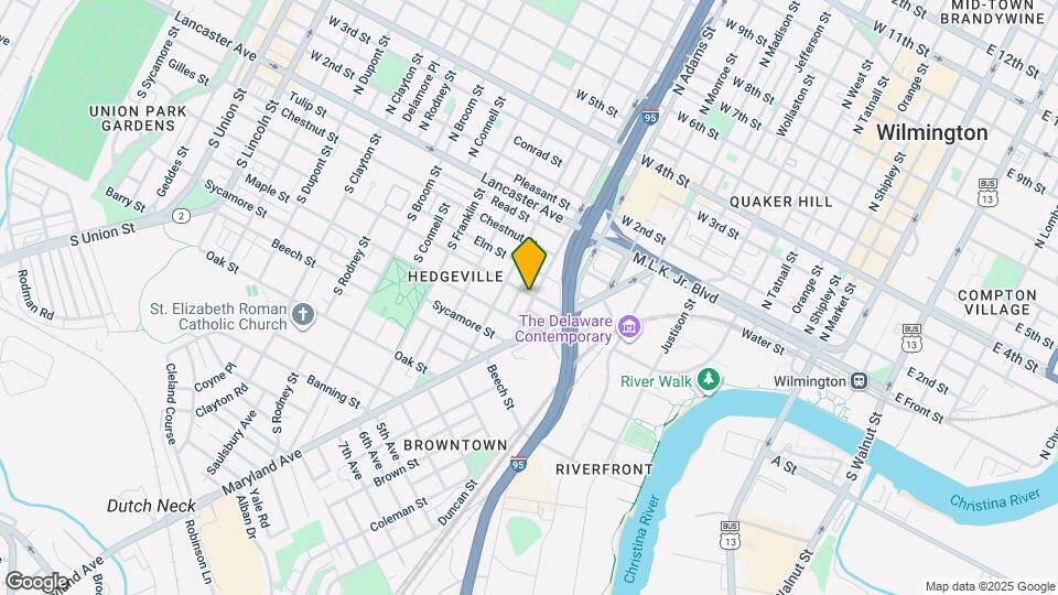 401 S Jackson St Map and Location Details