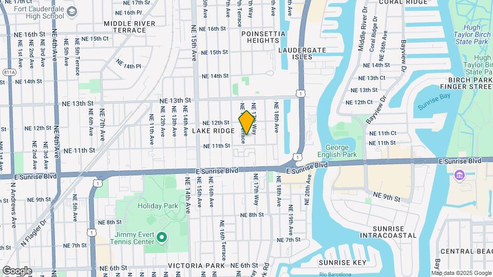 1112 NE 17th Ter Mapa y Detalles de la Ubicación