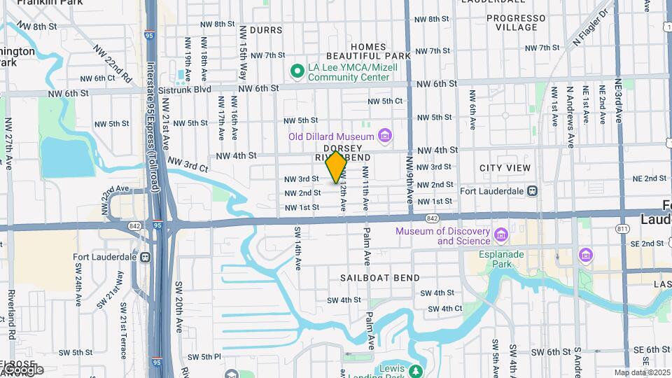 1209 NW 2nd St Mapa y Detalles de la Ubicación