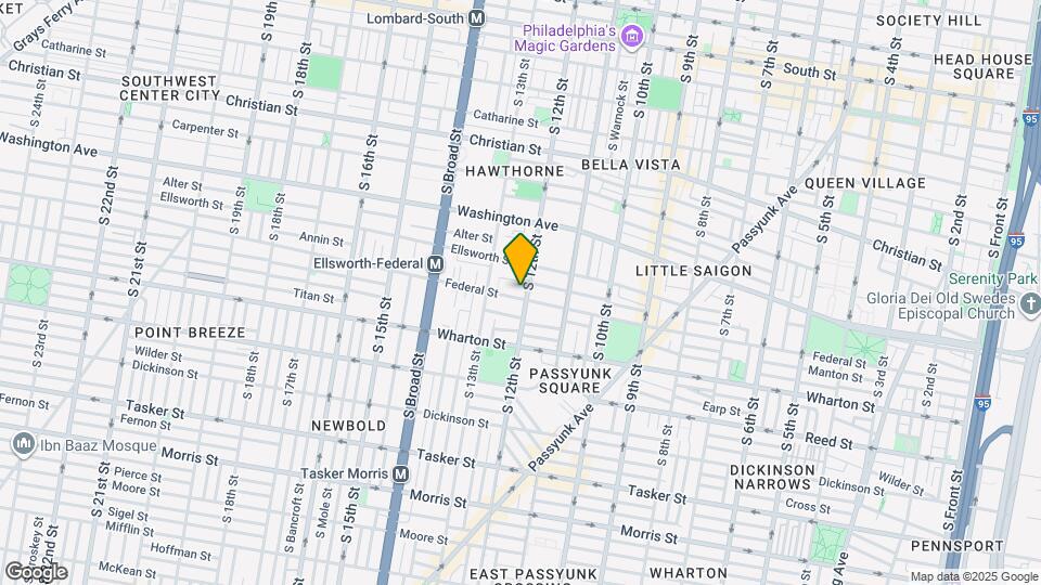 1207 Federal St Map and Location Details