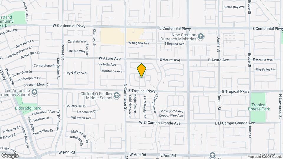 6032 Sierra Lakes St Map and Location Details