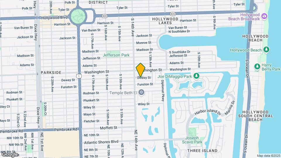 1320 Dewey St Map and Location Details