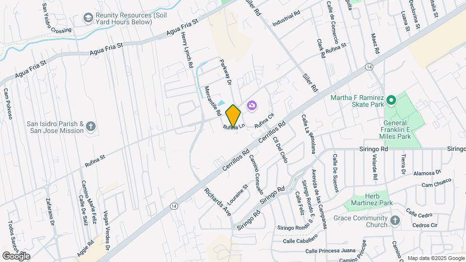 1300 Rufina Ln Mapa y Detalles de la Ubicación