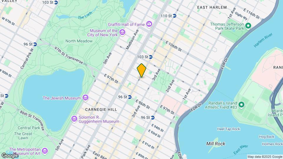 1551 Lexington Ave Map and Location Details