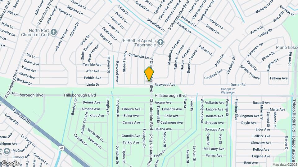 5493 S Chamberlain Blvd Map and Location Details