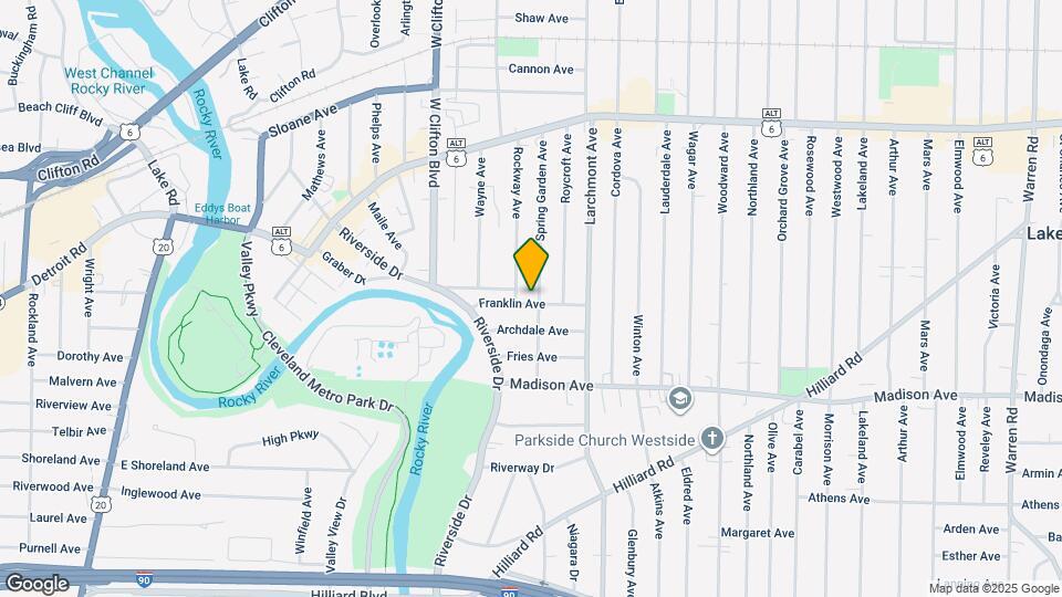 17606 Franklin Ave, Unit 17606 Franklin Ave FL 3 Map and Location Details